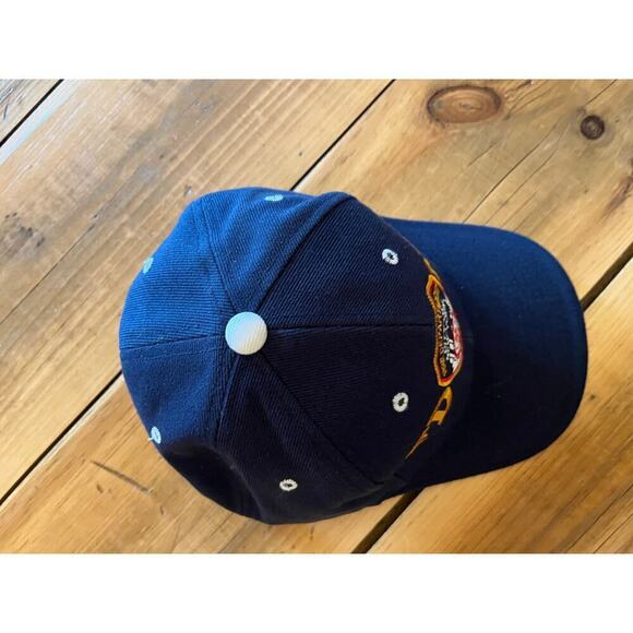 FDNY BASEBALL HAT BALL CAP NAVY YELLOW FIRE DEPARTMENT NEW YORK BADGE MENS - Picture 3 of 7